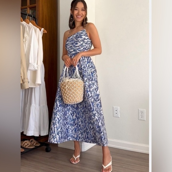 J crew Collection limited-edition taffeta side-cutout midi dress - Picture 1 of 15